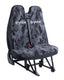 dryrobe Double Van Seat Cover - Camo Black