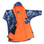 dryrobe Advance Long Sleeve - Blue Camo Orange