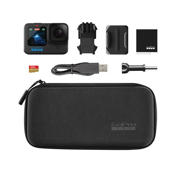 GoPro Hero12 Bundle - Black Hero12 Speciality Bundle - Incl. Case and 64Gb SD Card Main image