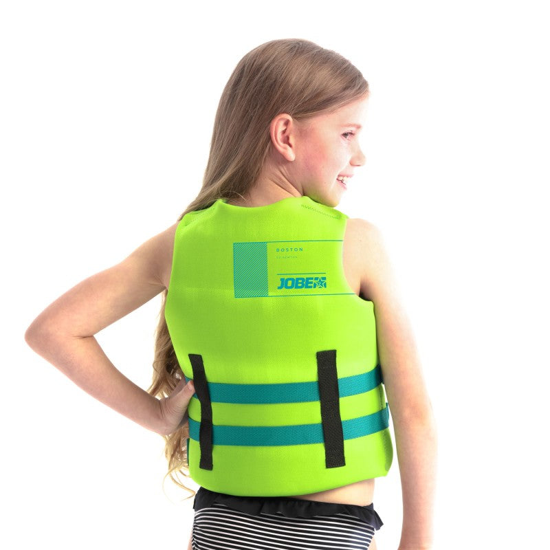Jobe Neoprene Life Vest Kids Lime Green Secondary image