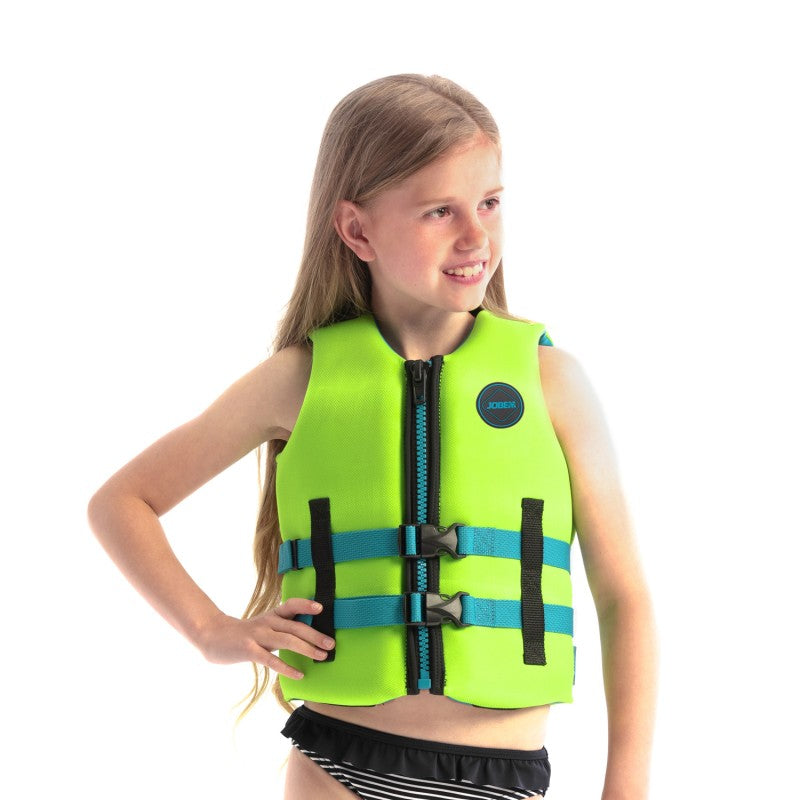 Jobe Neoprene Life Vest Kids Lime Green Main image