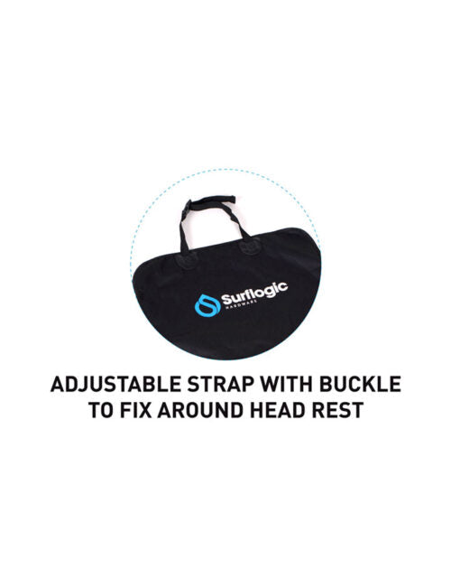 Surflogic Waterproof Car Seat Cover Triple - Black