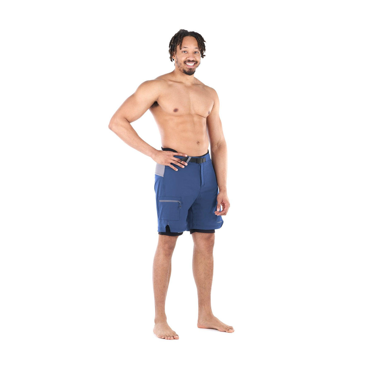 Level Six Pro Guide Lined Short - Blue Main image
