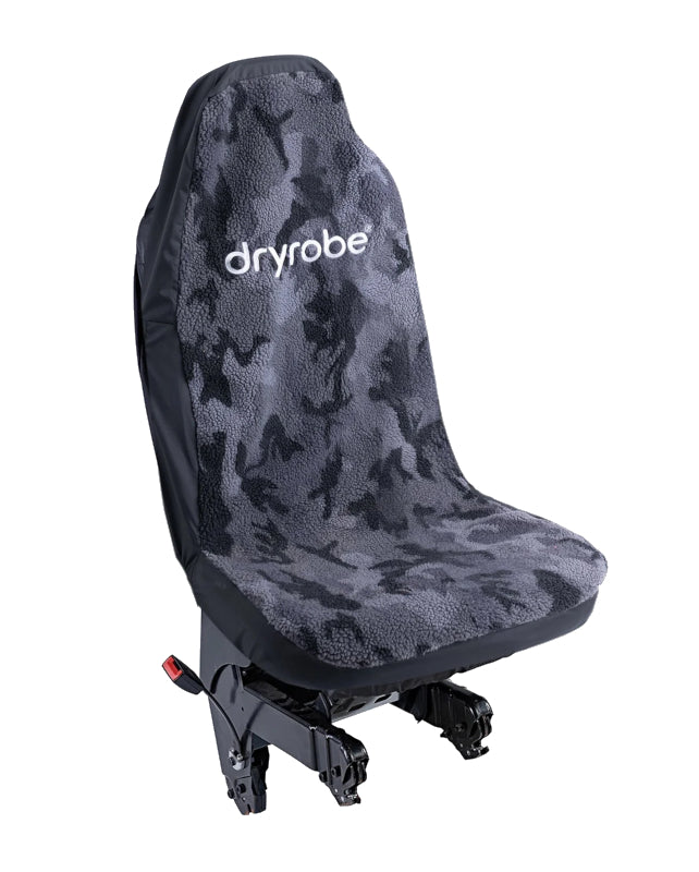 dryrobe Water Repellent Car Seat Cover - Camo Black Main image