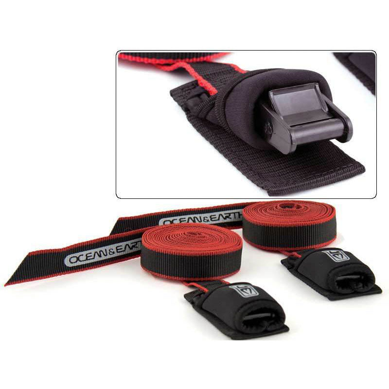 Ocean & Earth Surfboard Roof Rack Tie Down Straps 3.6m Main image