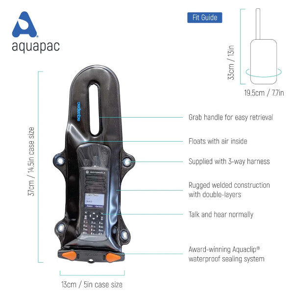 Aquapac Waterproof VHF Pro Harness Radio Case