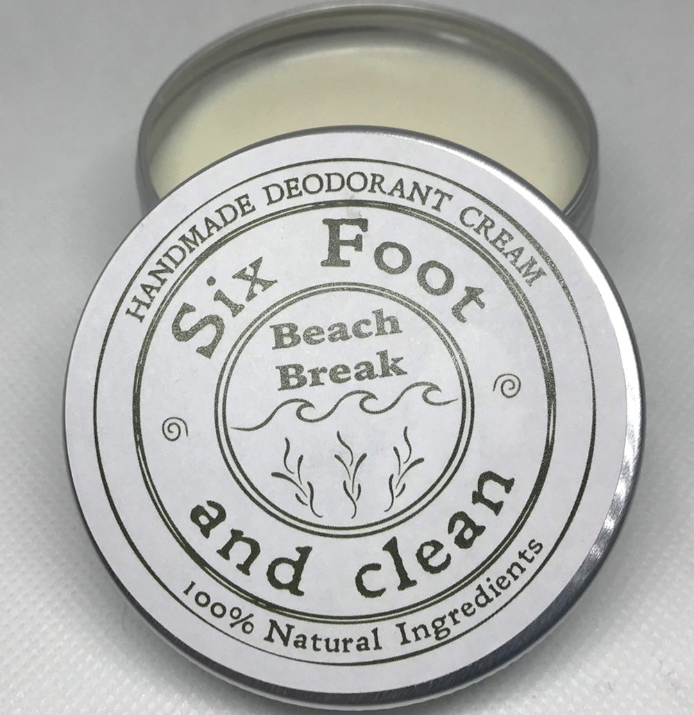 Six Foot and Clean - Beach Break Natural Deodorant Cream Main image