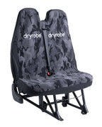 dryrobe Double Van Seat Cover - Camo Black