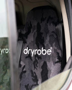 dryrobe Water Repellent Car Seat Cover - Camo Black