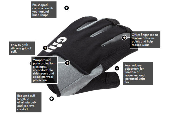 Gill Deckhand Gloves - Short Finger