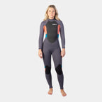 GUL Response Ladies 3/2mm Flatlock Wetsuit - Grey Coral