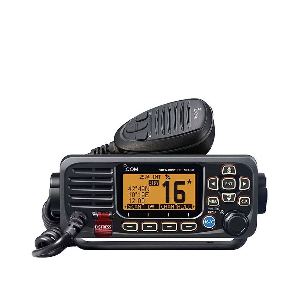 ICOM M330GE VHF DSC Internal and External GPS Antenna Main image