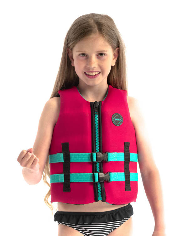 Jobe Neoprene Life Vest Kids Hot Pink Main image