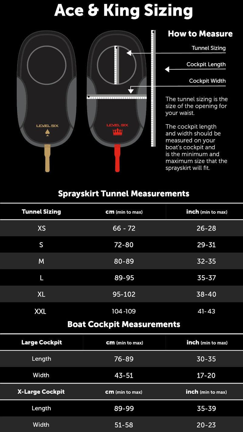 Level Six King Spray Skirt
