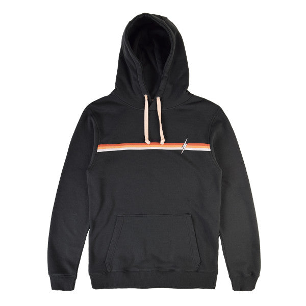 Lightning Bolt - Stripe Fleece Hoodie