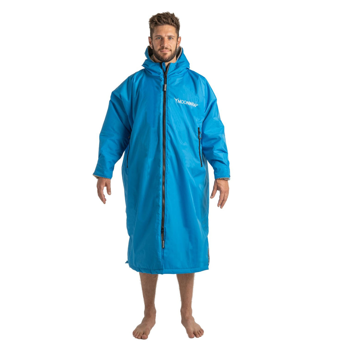 Frostfire Moonwrap - Waterproof Changing Robe - Long Sleeve - Electric Blue