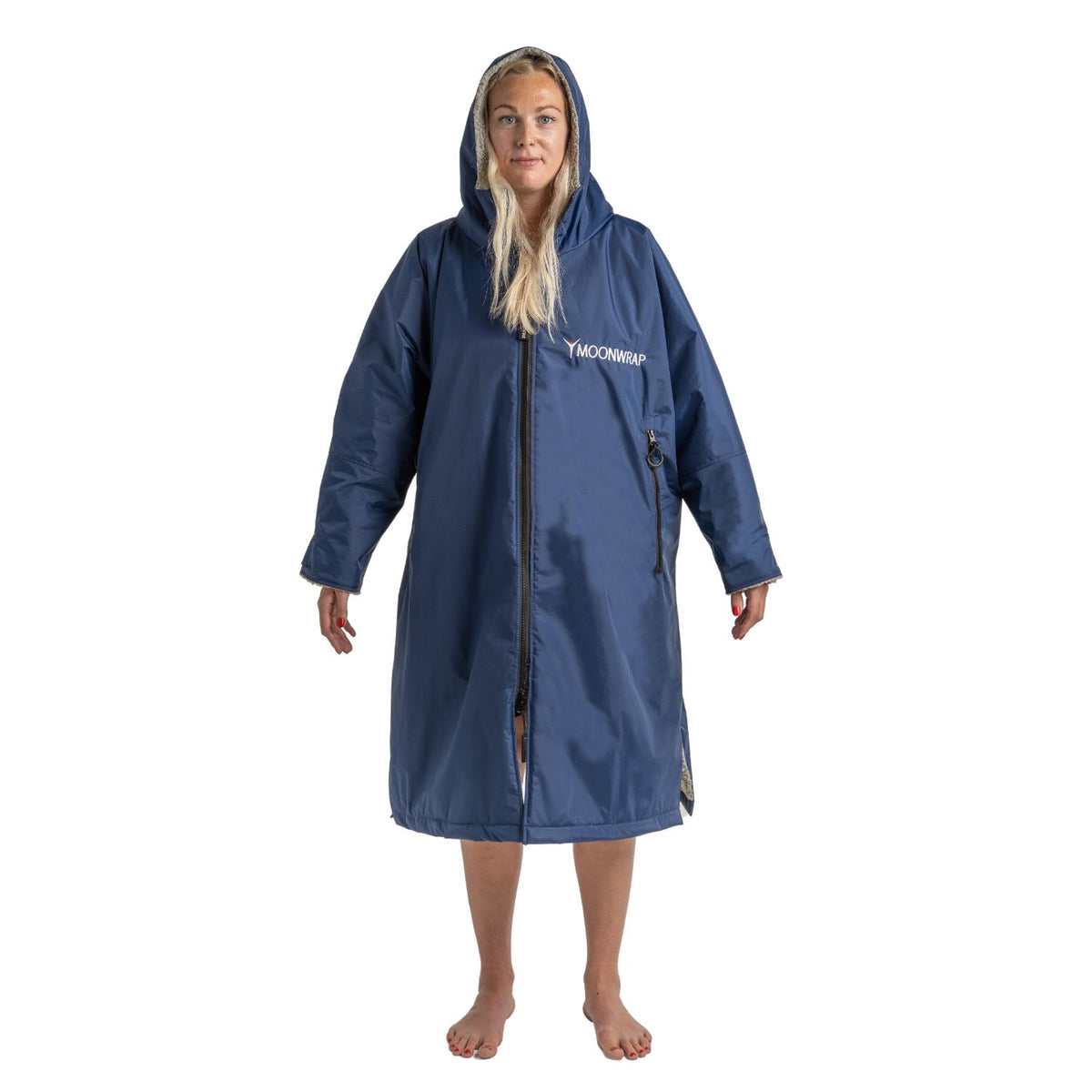 Frostfire Moonwrap - Waterproof Changing Robe - Long Sleeve - Navy