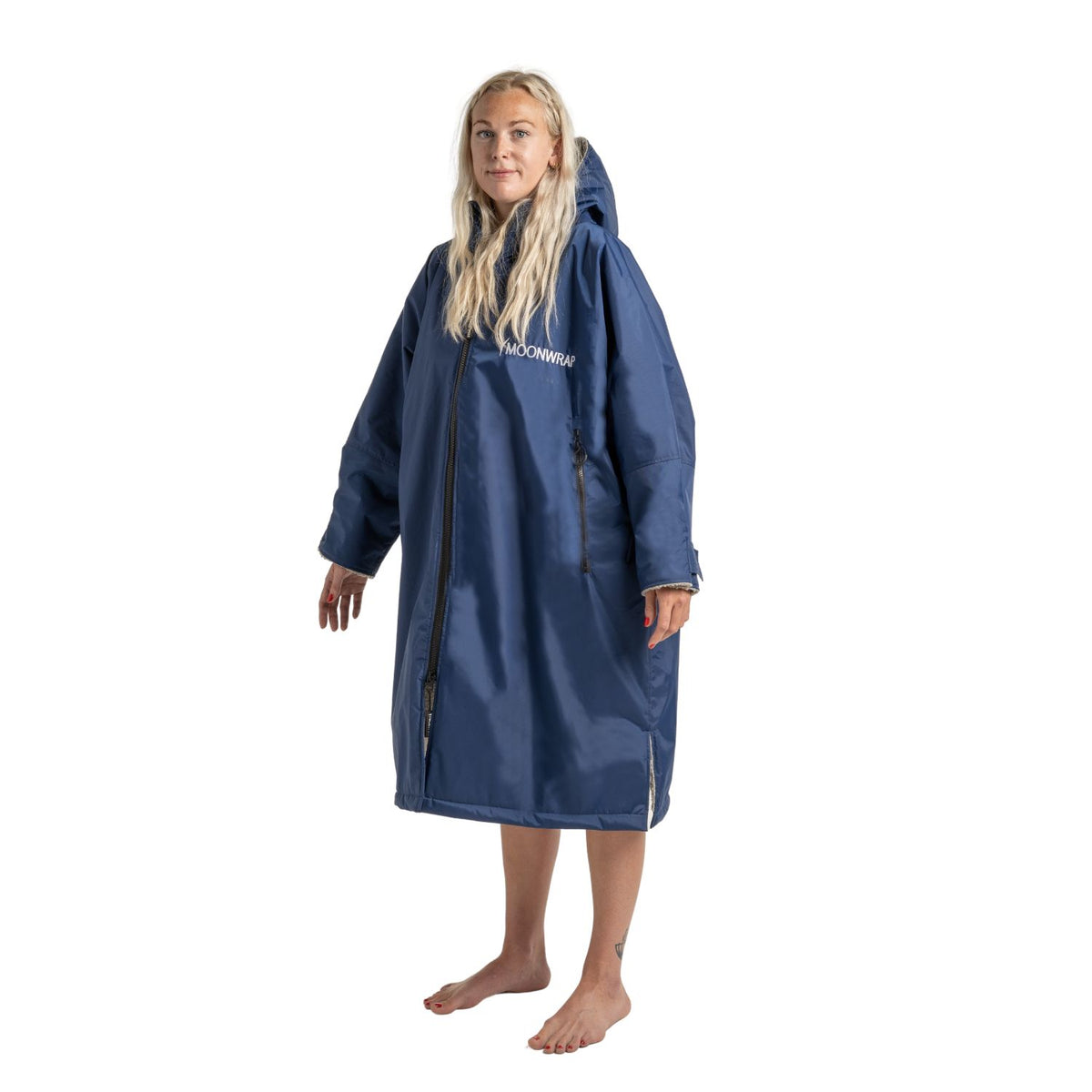 Frostfire Moonwrap - Waterproof Changing Robe - Long Sleeve - Navy