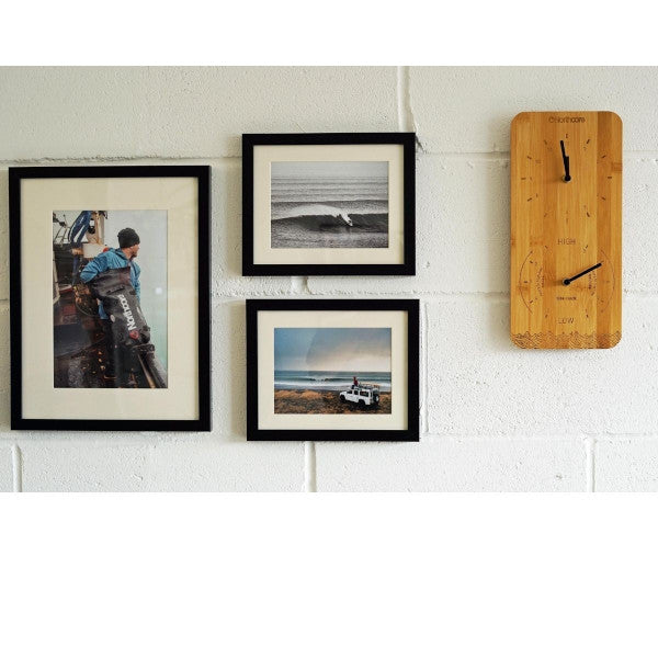 Northcore Time and Tide Bamboo Wall Clock