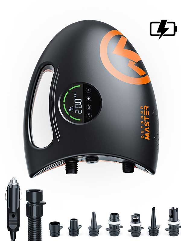 Outdoor Master The Shark 2S Rechargeable 20PSI SUP Pump Main image