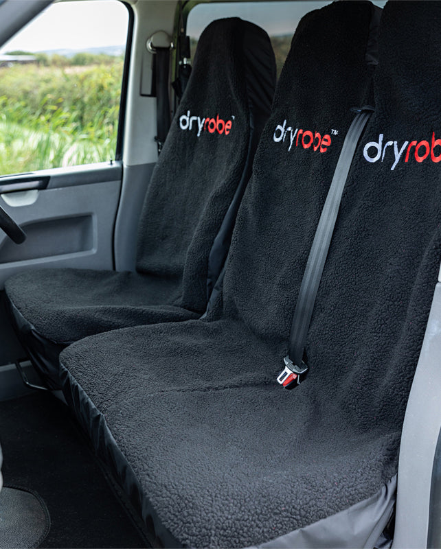 dryrobe Double Van Seat Cover - Black