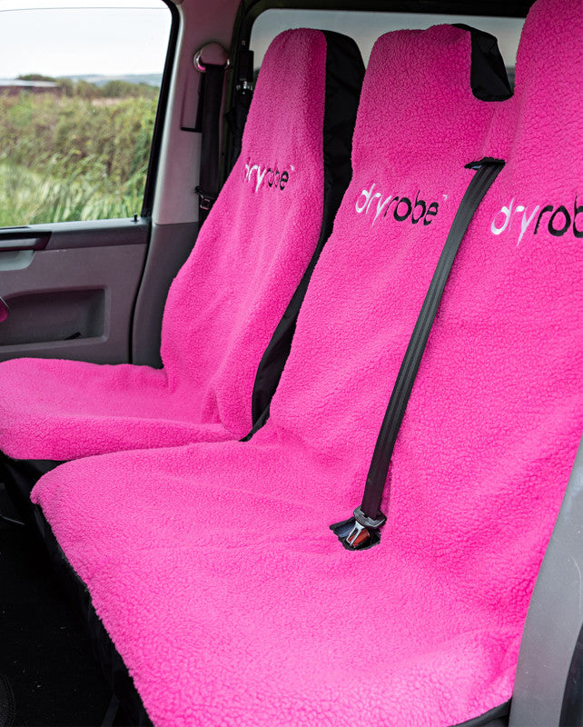 dryrobe Double Van Seat Cover - Pink