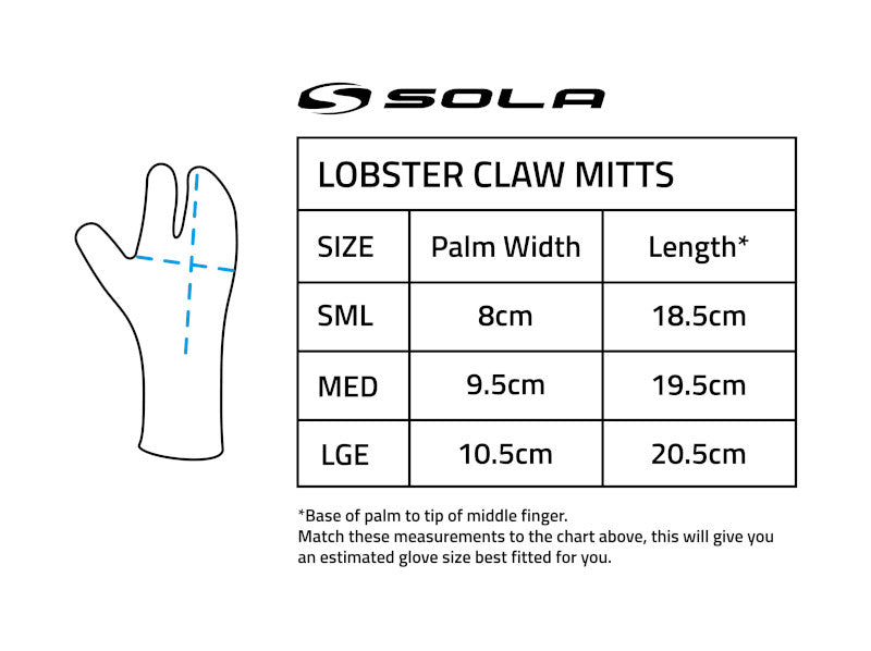 Sola 5mm Smooth Skin Lobster Claw Mitts Secondary image