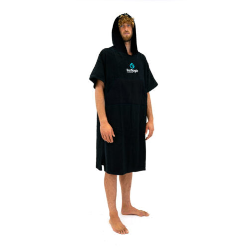 Surflogic Poncho Black Secondary image