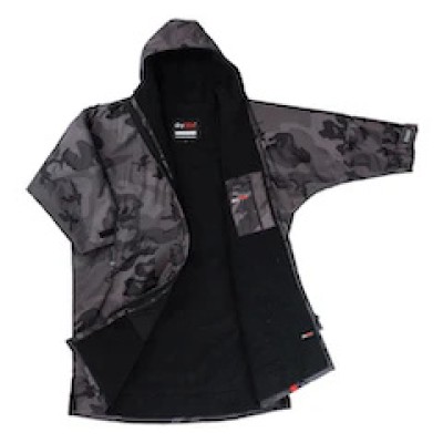 dryrobe Advance Long Sleeve - Black Camo