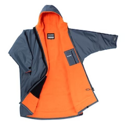 dryrobe Advance Long Sleeve - Dark Grey Orange