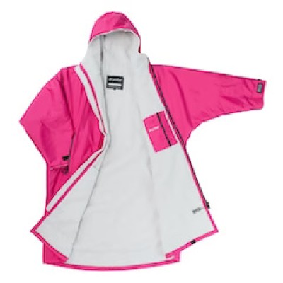 dryrobe Advance Long Sleeve - Pink Light Grey