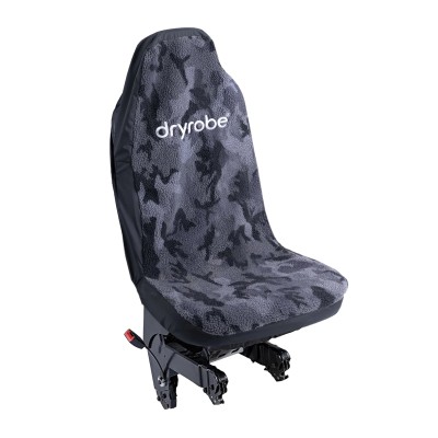 dryrobe Water Repellent Car Seat Cover - Camo Black