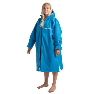 Frostfire Moonwrap - Waterproof Changing Robe - Long Sleeve - Electric Blue