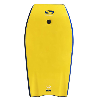 Sola 42" Wedge Bodyboard - Blue/Yellow