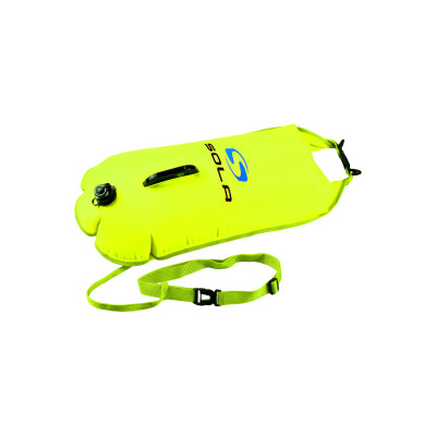 Sola 28ltr Inflatable Swim Buoy and Dry Bag - Yellow