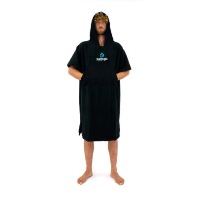 Surflogic Poncho Black