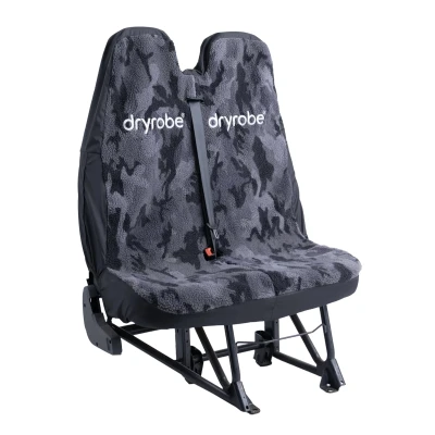 dryrobe Double Van Seat Cover - Camo Black