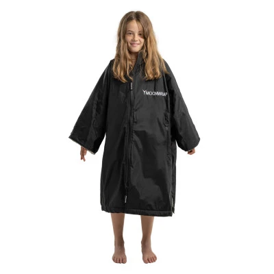 Frostfire Moonwrap Kids Waterproof Changing Robe - Small - Black