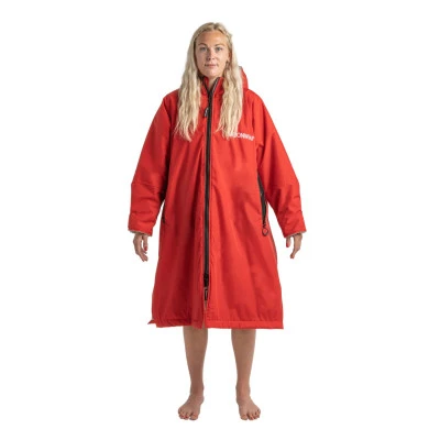 Frostfire Moonwrap - Waterproof Changing Robe - Long Sleeve - Crimson Red