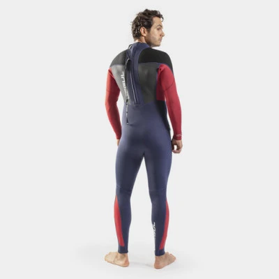 GUL Response 3/2mm Flatlock Steamer Wetsuit - Navy Red