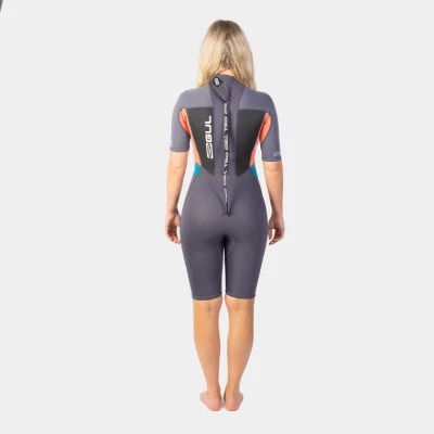 GUL Response Ladies 3/2mm Flatlock Shorty Wetsuit - Grey Coral