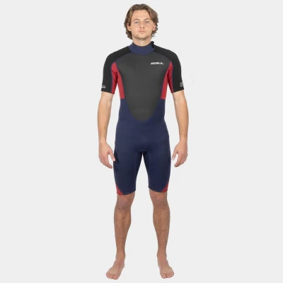 GUL Response 3/2mm Flatlock Shorty Wetsuit - Navy Red
