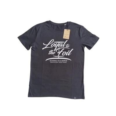 Loyal To The Foil - T-Shirt - Script Logo - Black