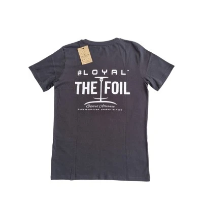 Loyal To The Foil - T-Shirt - 'X' Hydrofoil logo - Black