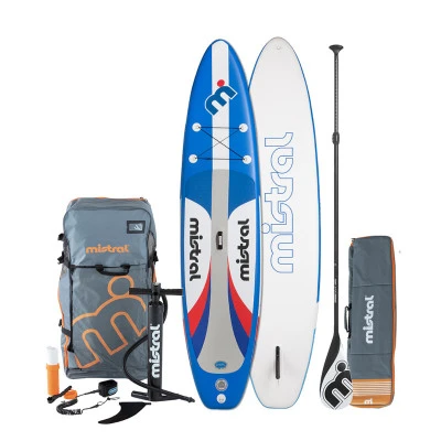 Mistral Adventure DSFL 10.6 Inflatable Paddle Board (SUP) Package 