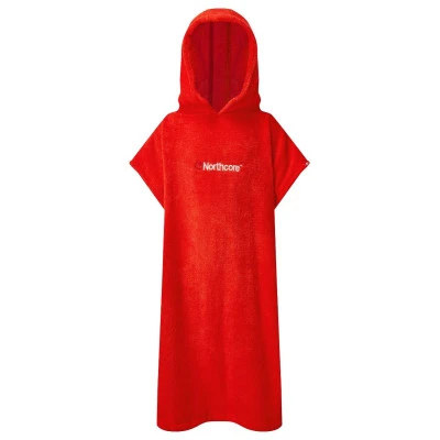 Northcore Beach Basha Changing Robe - Childrens Red