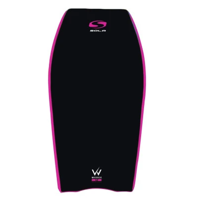 Sola 42" Wedge Bodyboard - Black/Pink