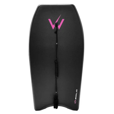 Sola 42" Wedge Bodyboard - Black/Pink