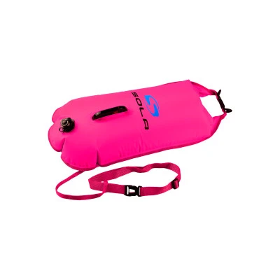 Sola 28ltr Inflatable Swim Buoy and Dry Bag - Pink