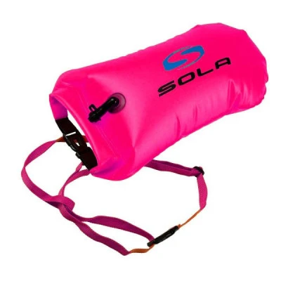 Sola 20ltr Inflatable Swim Buoy and Dry Bag - Pink